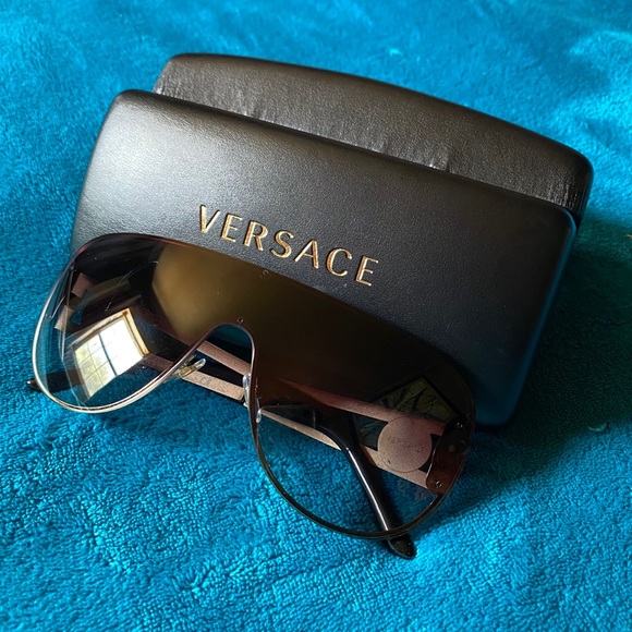 Versace Pale Gold Unisex Sunglasses